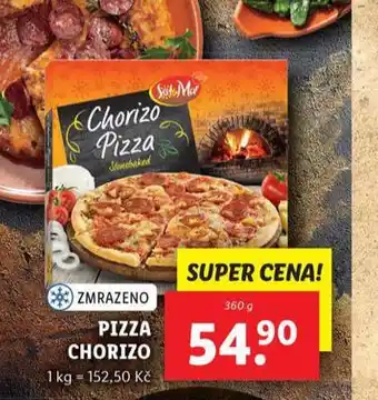 Lidl Pizza chorizo nabídka