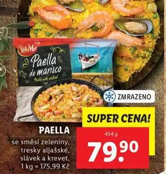 Lidl Paella nabídka