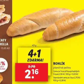 Lidl Rohlík nabídka