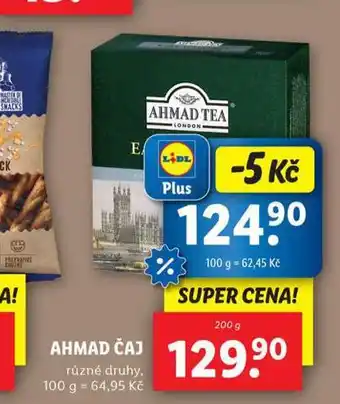 Lidl Ahmad čaj nabídka