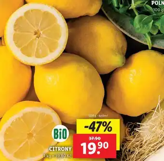 Lidl Citrony nabídka