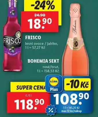 Lidl Bohemia sekt nabídka