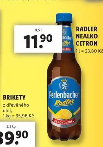 Lidl Radler nealko citron nabídka