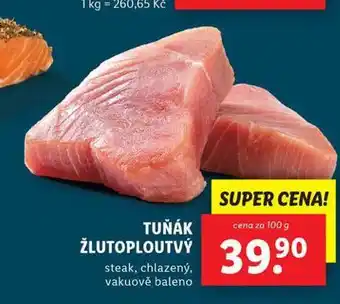 Lidl Tuňák žlutoploutvý nabídka