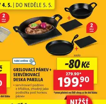 Lidl Grilovací pánev nabídka