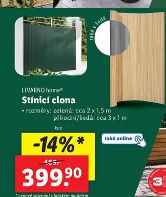 Lidl Stínicí clona nabídka