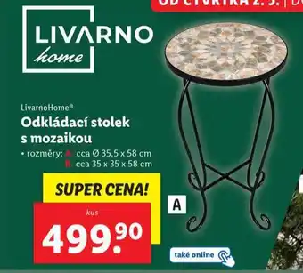 Lidl Odkládací stolek nabídka