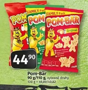 COOP TIP Pom-Bär 90 g/110 g nabídka