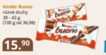 Potraviny CZ Kinder Bueno nabídka