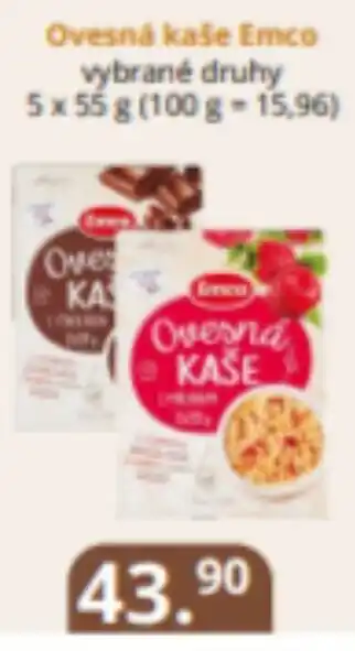 Potraviny CZ Ovesná kaše Emco nabídka