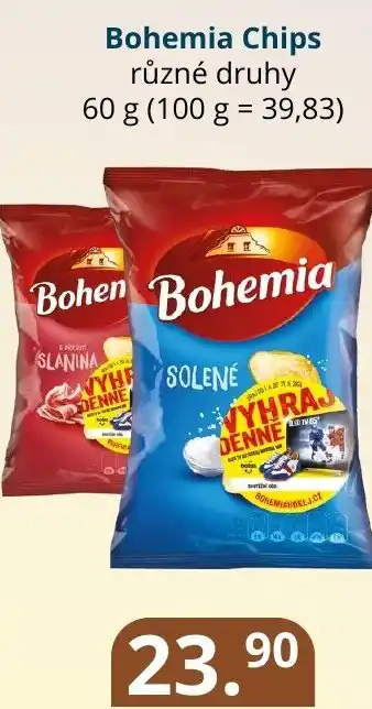 Potraviny CZ Bohemia Chips nabídka