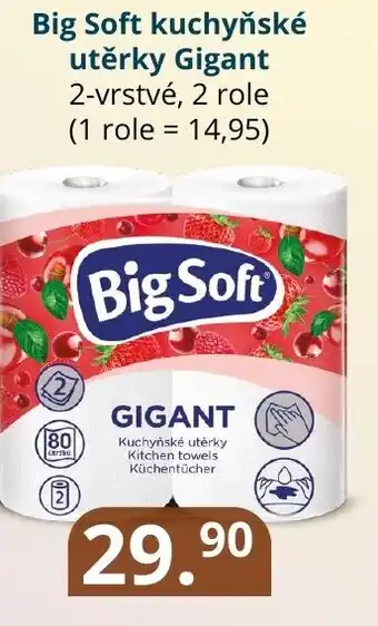 Potraviny CZ Big Soft kuchyňské utěrky Gigant nabídka