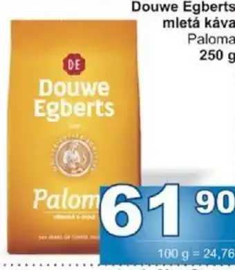 Jip Douwe Egberts mletá káva nabídka