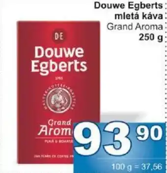 Jip Douwe Egberts mletá káva nabídka