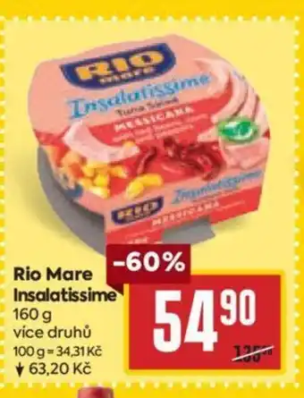 Billa Rio Mare Insalatissime nabídka