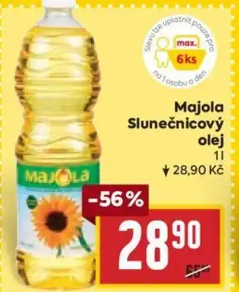 Billa Majola Slunečnicový olej nabídka