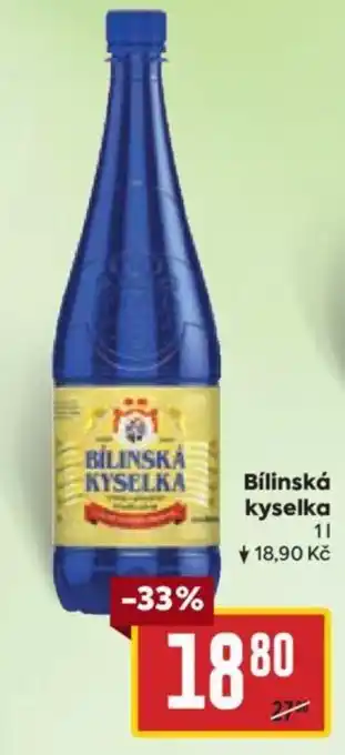 Billa Bílinská kyselka nabídka