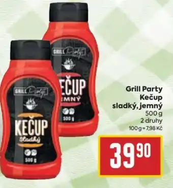 Billa Grill Party Kečup sladký, jemný 500 g nabídka