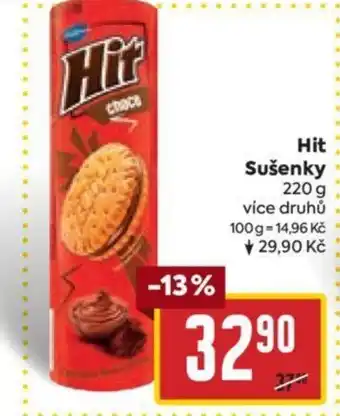 Billa Hit Sušenky 220 g nabídka