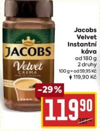 Billa Jacobs Velvet Instantní káva nabídka