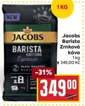 Billa Jacobs Barista Zrnková káva nabídka