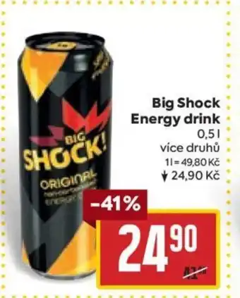 Billa Big Shock Energy drink nabídka