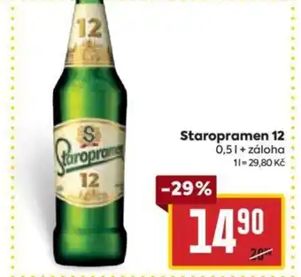 Billa Staropramen 12 nabídka