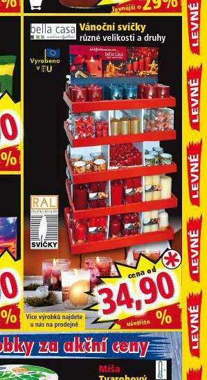 Norma Vánoční svíčky nabídka