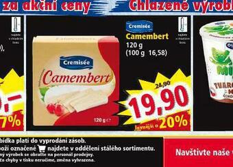 Norma Camembert nabídka
