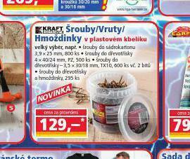 Norma Šrouby / vruty / hmoždinky nabídka