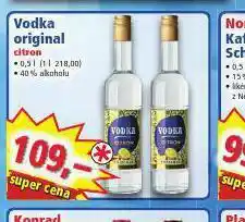 Norma Vodka original citron nabídka