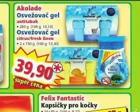 Norma Akolade osvěžovač gel nabídka