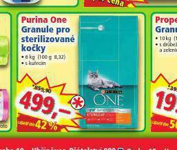 Norma Purina one granule pro kočky nabídka