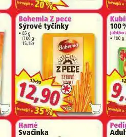 Norma Bohemia z pece sýrové tyčinky nabídka
