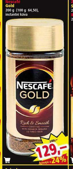 Norma Nescafé gold instantní káva nabídka