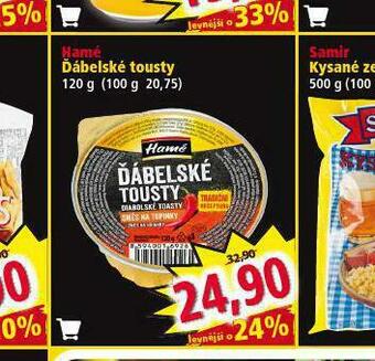 Norma Hamé ďábelské tousty nabídka