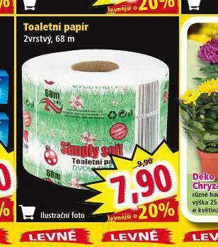 Norma Toaletní papír nabídka