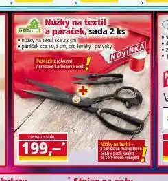 Nůžky na textil a páráčky
