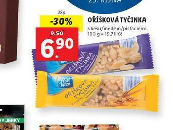 Lidl Oříšková tyčinka nabídka