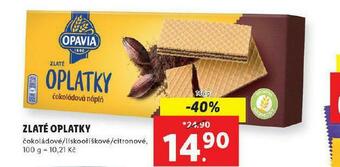 Lidl Zlaté oplatky nabídka