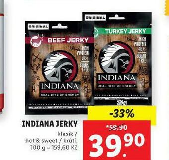 Lidl Indiana jerky nabídka