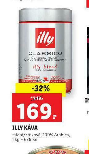 Lidl Illy káva nabídka