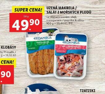 Lidl Uzená makrela nabídka
