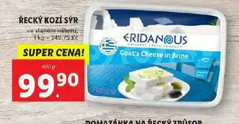 Řecký kozí sýr