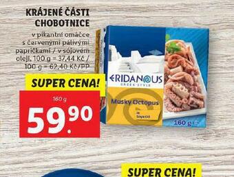 Lidl Krájené části chobotnice nabídka