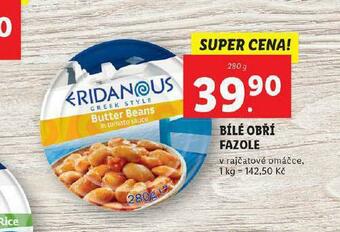 Lidl Bílé obří fazole nabídka