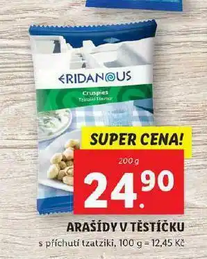 Lidl Arašídy v těsytíčku nabídka