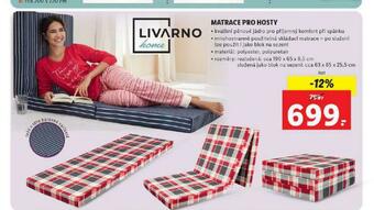 Lidl Matrace pro hosty nabídka