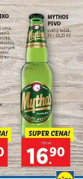Lidl Pivo mythos nabídka