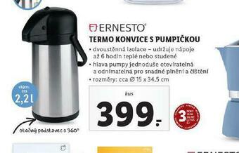 Lidl Termo konvice s pumpičkou nabídka